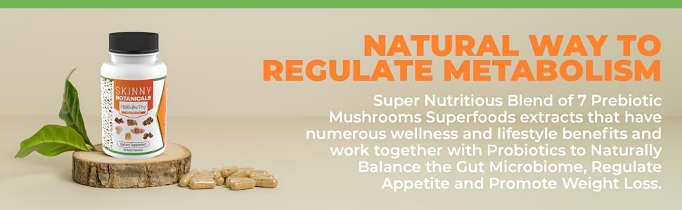 Natural Way To Regulate Metabolism - Mushroom Supplement