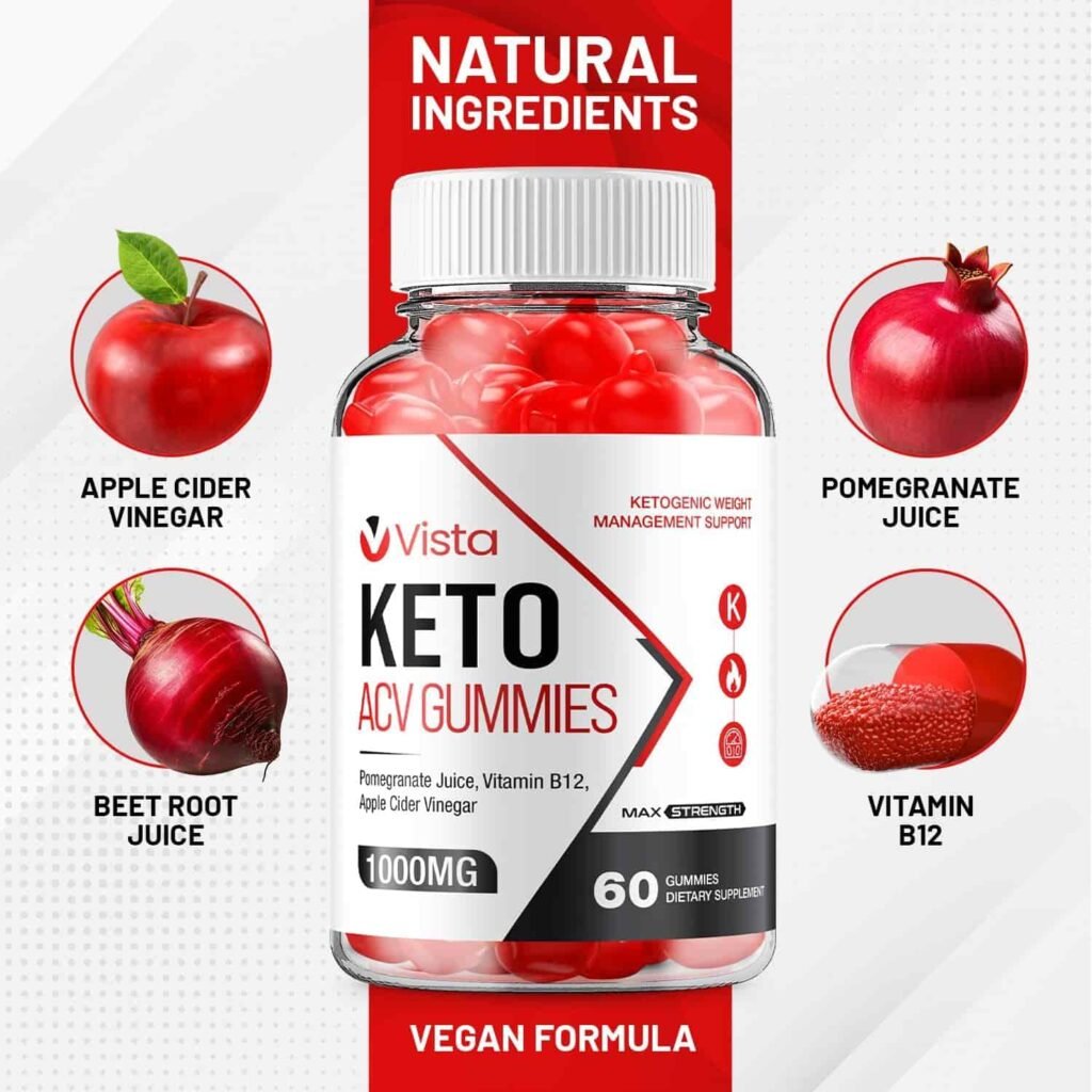 Natural ingredients - Vista Keto ACV Gummies