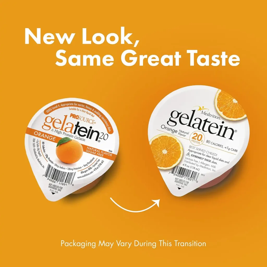 Gelatein Orange Convenient and Versatile