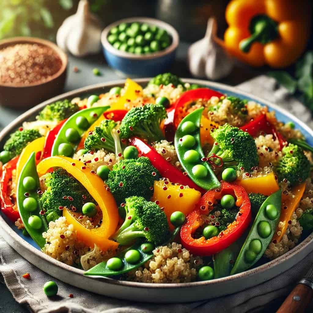 Vegetable Stir-Fry with Quinoa