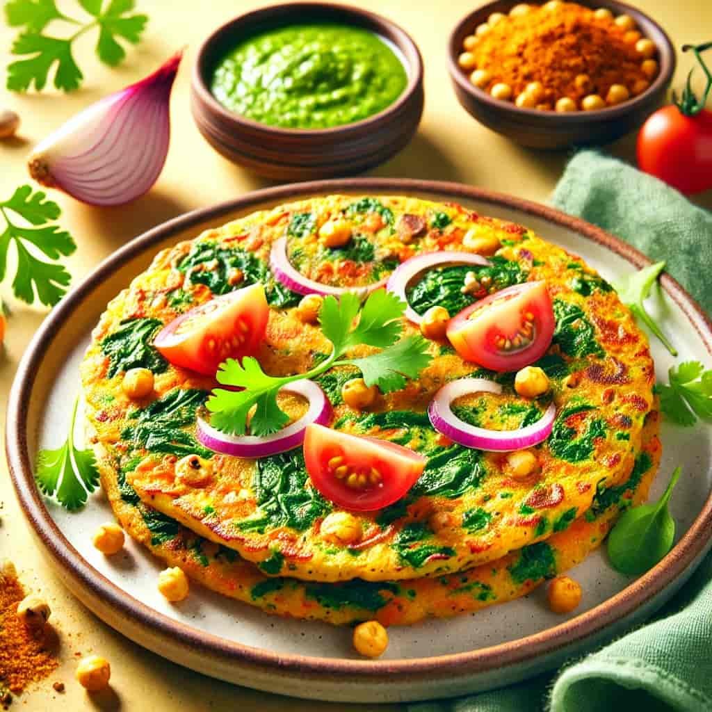 Besan Ka Puda (Chickpea Flour Pancake)