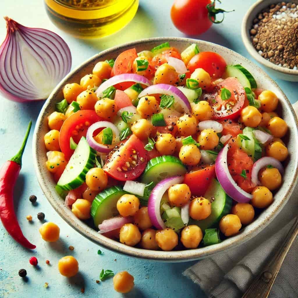 Chickpea Salad (Chana Salad)