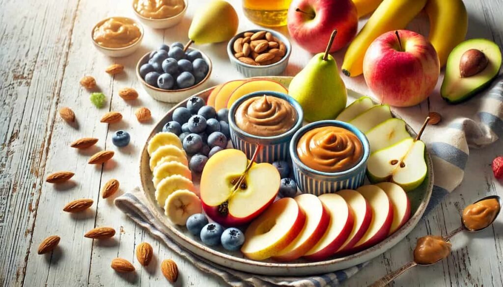 Fresh Fruit with Nut Butter