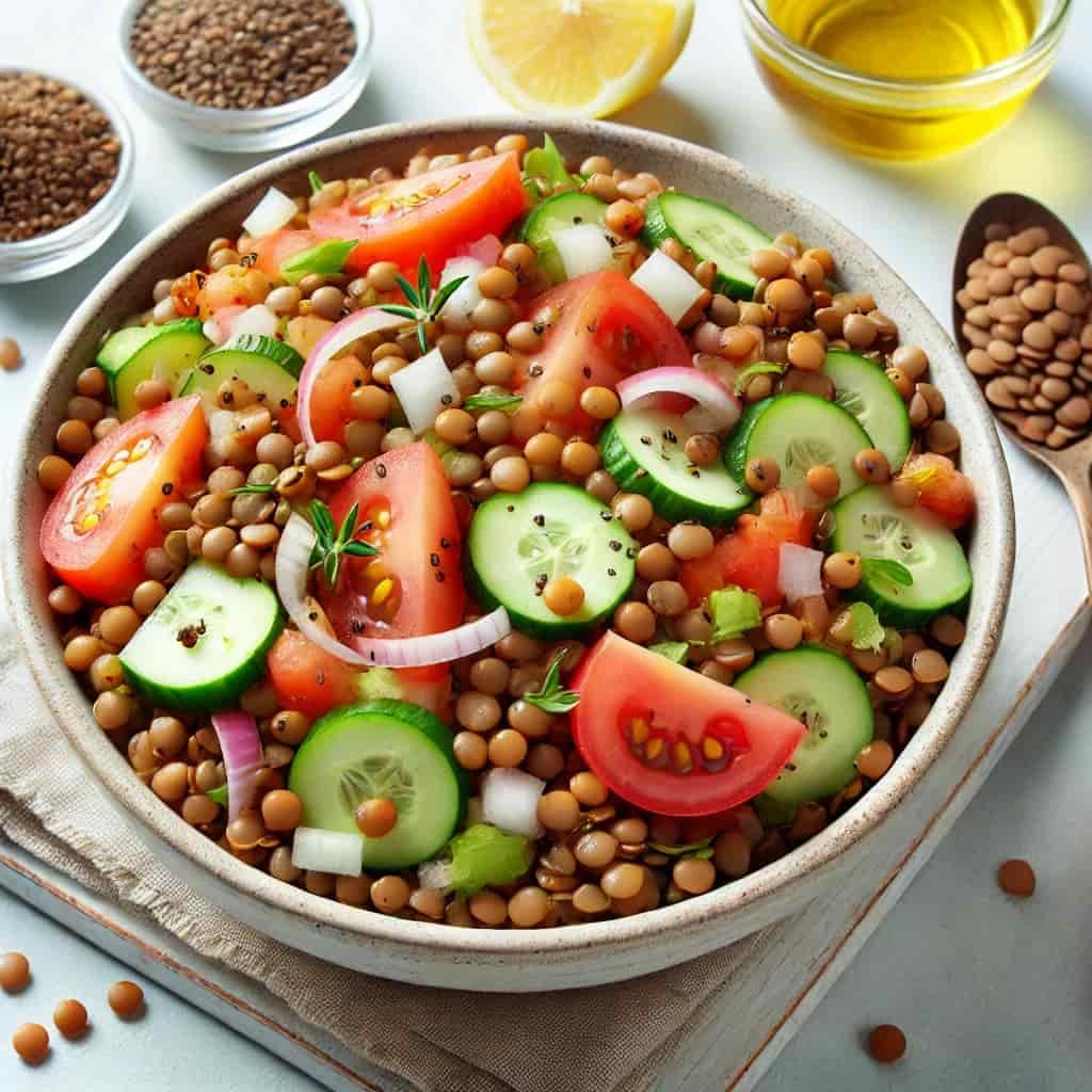 Lentil Salad (Dal Salad)