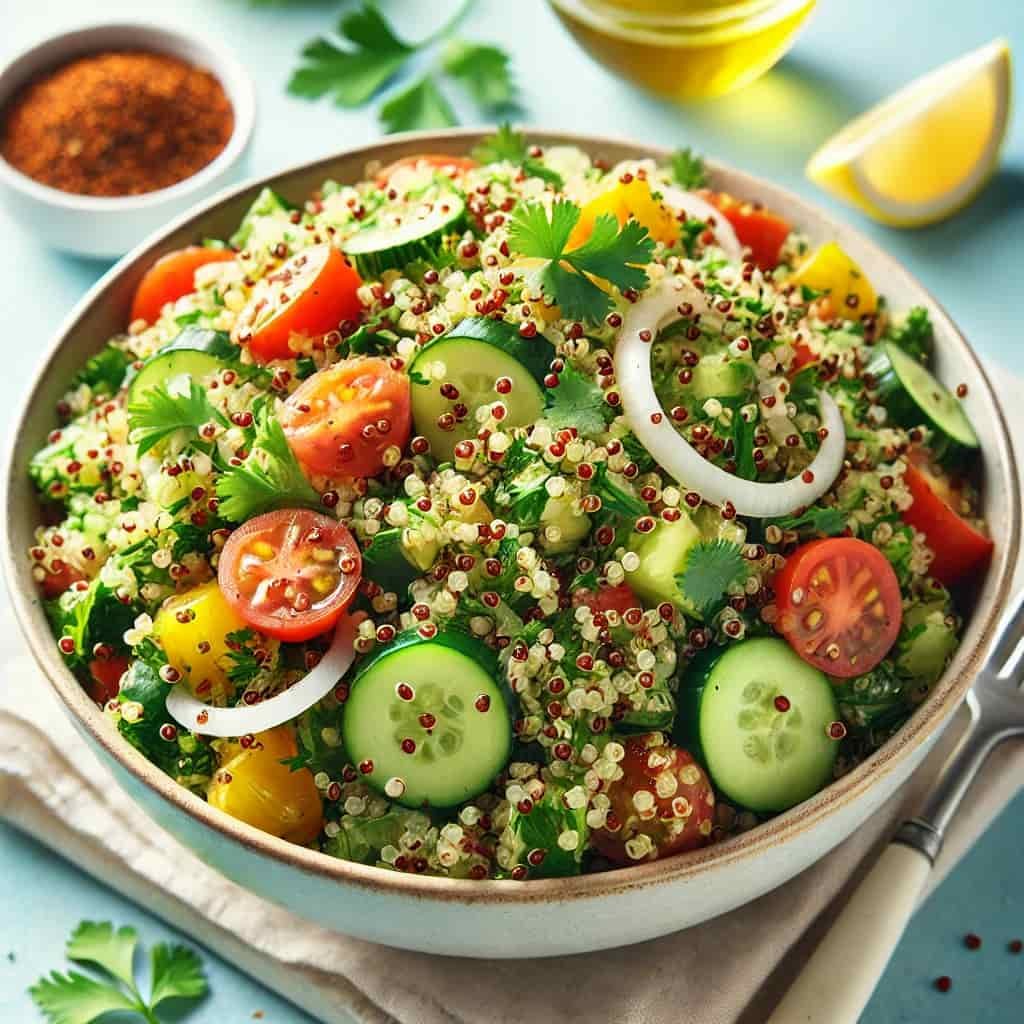 Quinoa Tabbouleh with Indian Spices