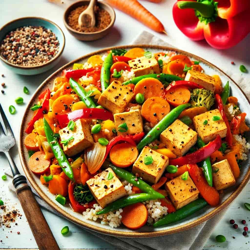 Tofu and Vegetable Stir-Fry